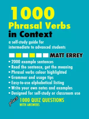 1000 phrasal verbs in context