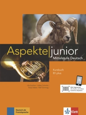 Aspekte junior B1 plus Kursbuch mit Audios