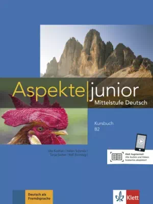 Aspekte junior B2 Kursbuch mit Audios