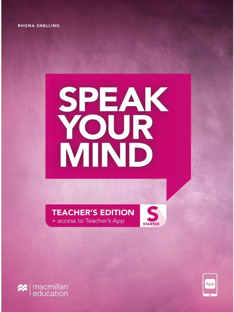 Speak your mind Starter Teacher's Book