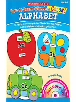 Turn-to-Learn Wheels in Color Alphabet